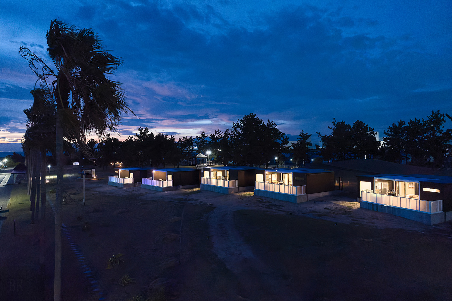 All 8 Glamping Cottages Available for Exclusive Use of Multiple Buildings