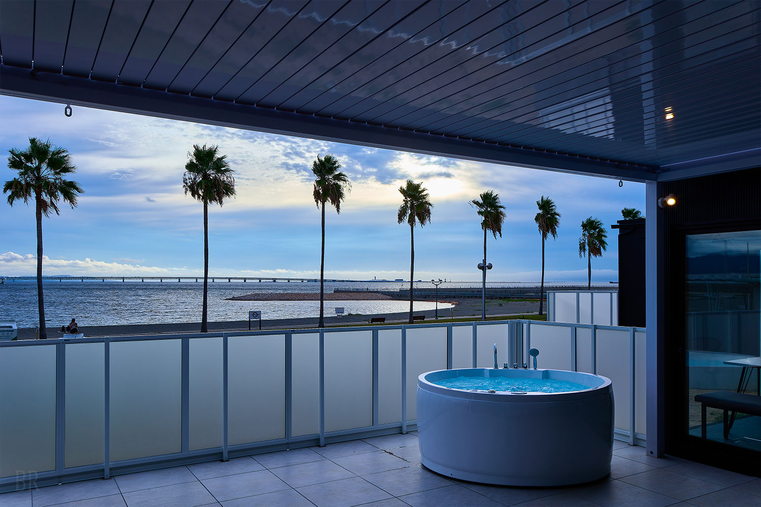 One of the best 100 sites with sandy beaches and green pine trees & One of Japan’s 100 best sunset spots