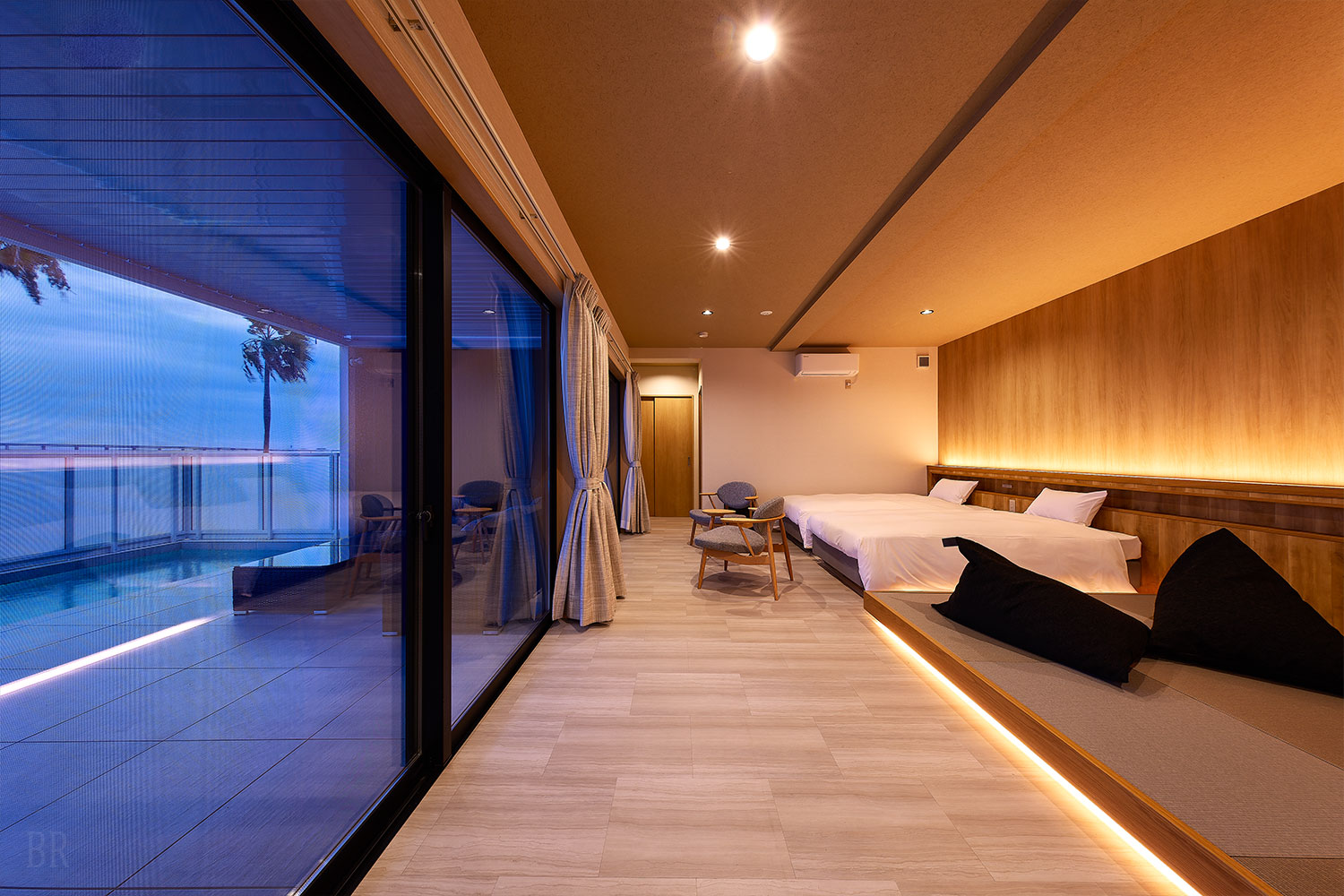 Ocean-view rooms
